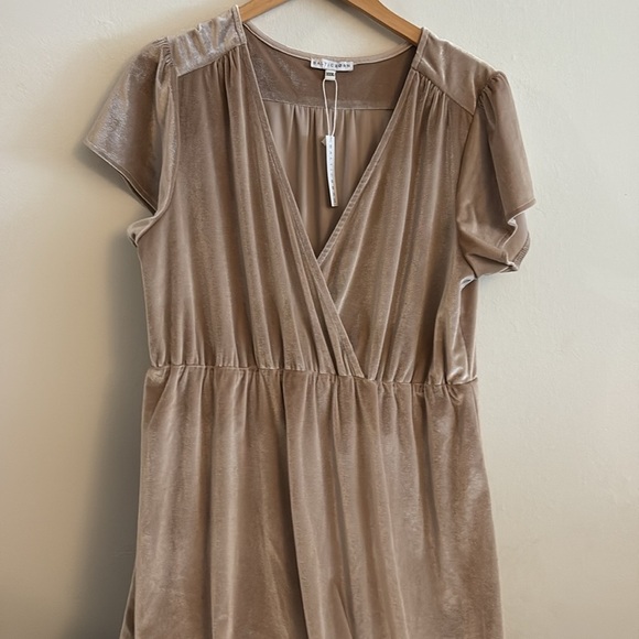 New Baltic Born Liza Champagne Velvet Maxi Dress 3X - XXXL - Picture 2 of 8